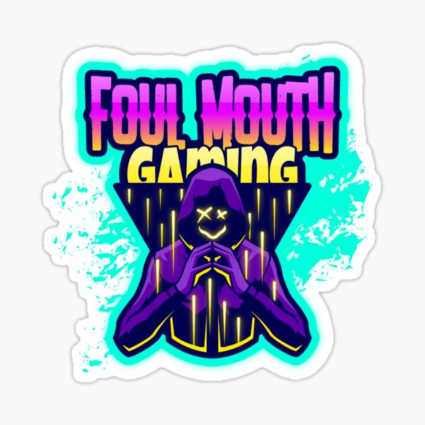 "Foul Mouth Line" Sticker by stayhumblerips Redbubble