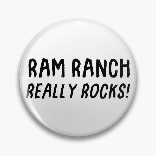 Item preview, Ram Ranch Really Rocks Logo designed and sold by FuzzCanyon.