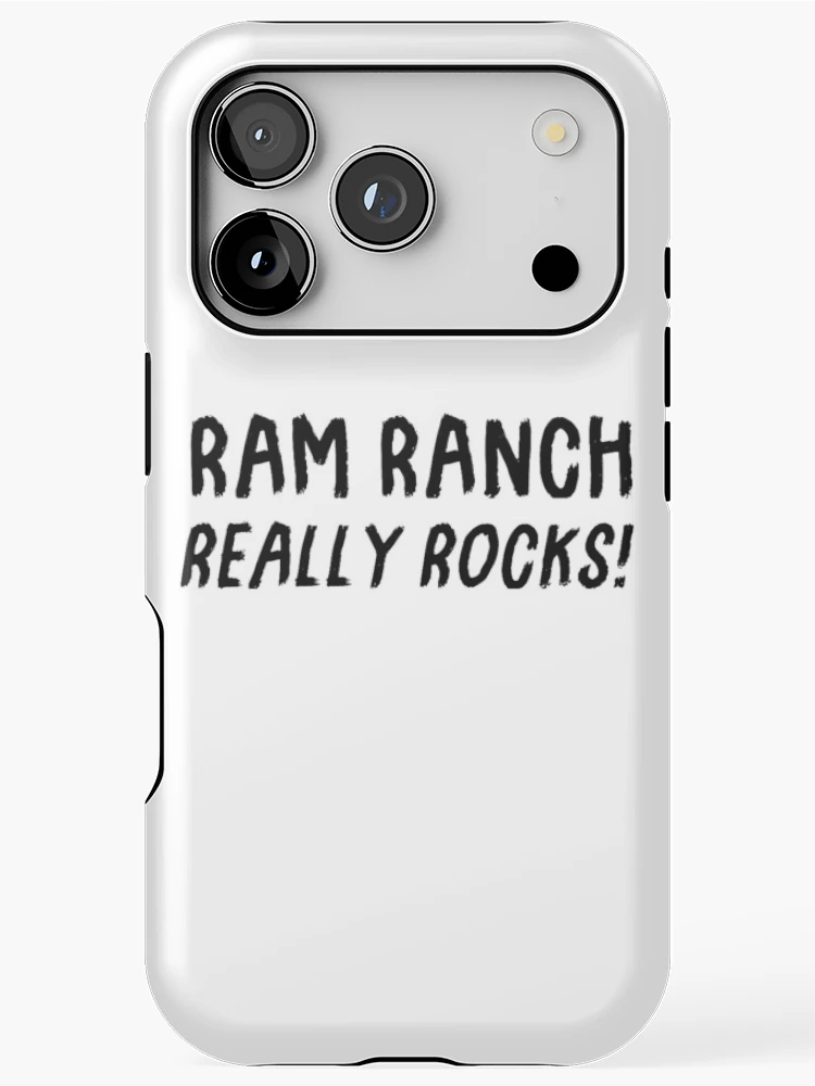 Thumbnail 1 of 4, iPhone Case, Ram Ranch Really Rocks Logo designed and sold by FuzzCanyon.