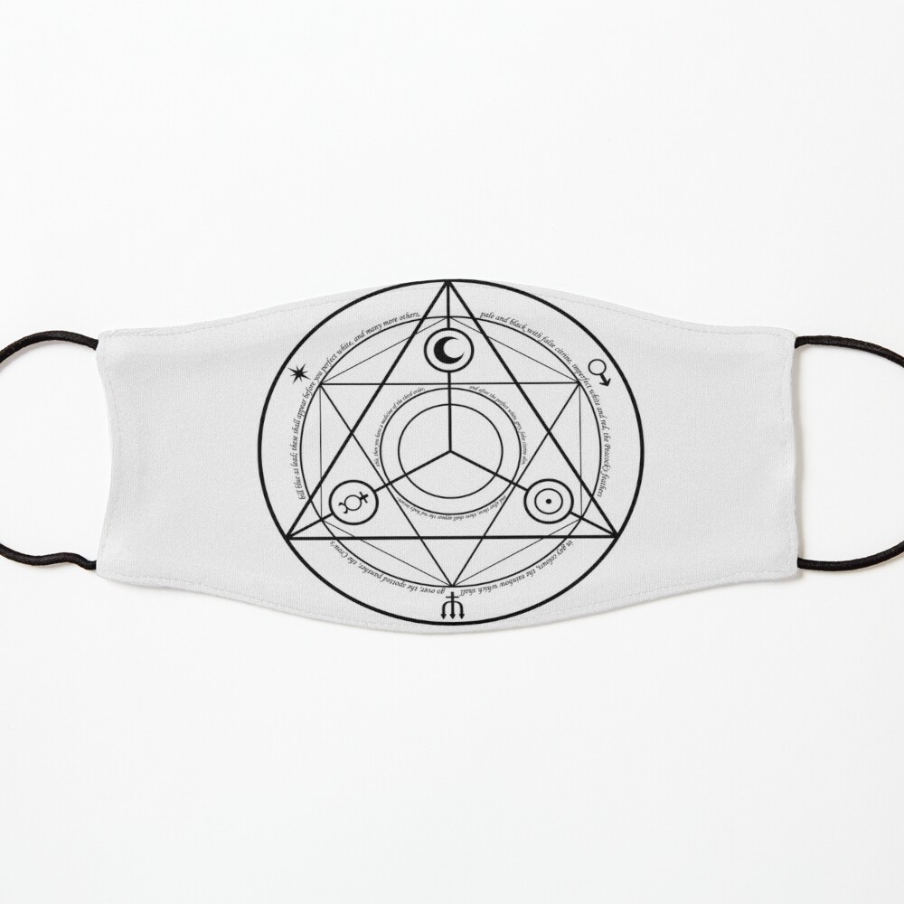 Alchemy Symbol,   ur,kids_mask_7x3_flatlay_front,product,1000x1000