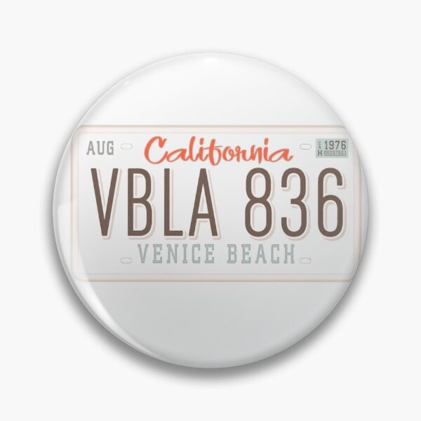 Item preview, California Plates designed and sold by Nikole Thomas.