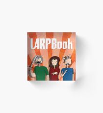 LARPBook Logo Acrylic Block