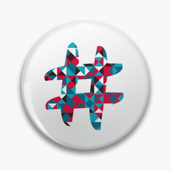 Item preview, polygonal geometric  hashtag designed and sold by elgreko.