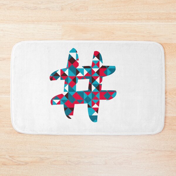 Item preview, polygonal geometric  hashtag designed and sold by elgreko.