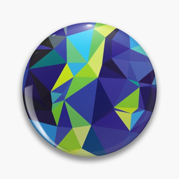 Item preview, Modern Minimal low polygon blue green designed and sold by lordthebeard.