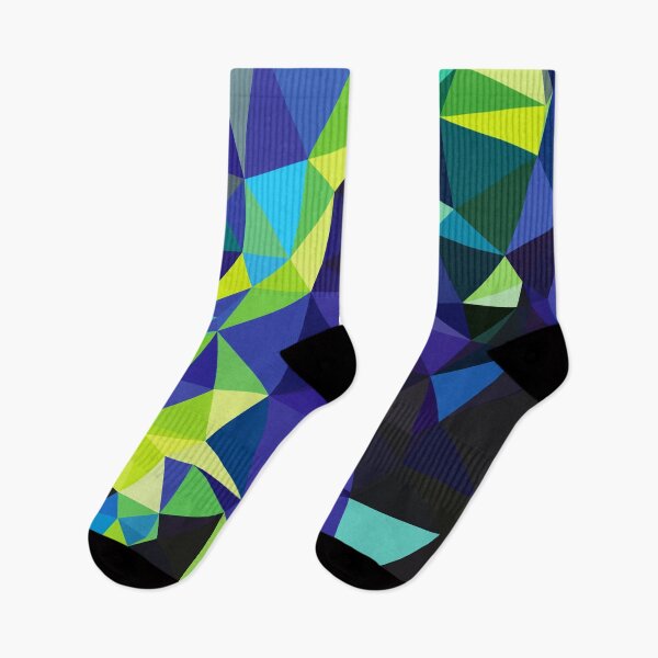 Item preview, Modern Minimal low polygon blue green designed and sold by lordthebeard.