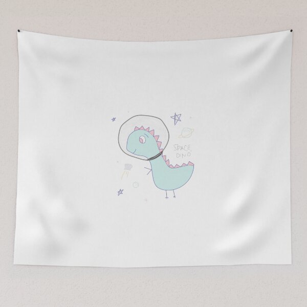 Item preview, Space Dino With Stars designed and sold by Minamoo.