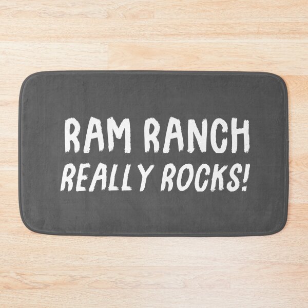 Item preview, Ram Ranch Really Rocks! White Logo designed and sold by FuzzCanyon.
