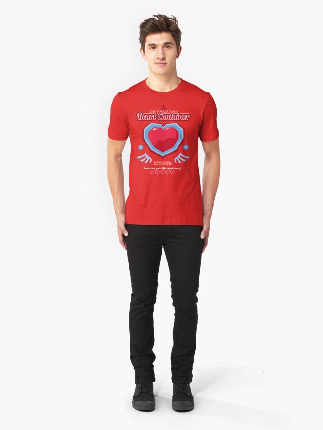 Alternate view of The Miraculous Heart Container Slim Fit T-Shirt