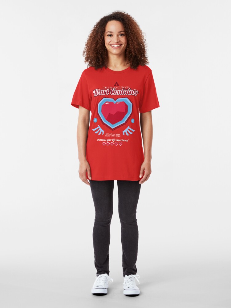 Alternate view of The Miraculous Heart Container Slim Fit T-Shirt