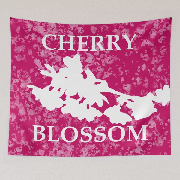 Artikelvorschau, Kirschblüten-Silhouette (Magenta) entworfen und verkauft von Laybov.
