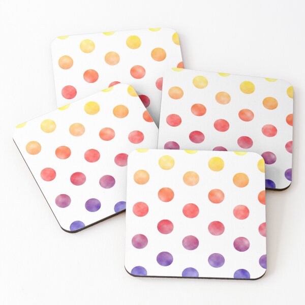 Item preview, polka rainbow dot designed and sold by Kaitlyn Tanner.