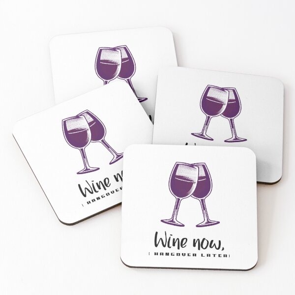 Item preview, Wine now - hangover later designed and sold by AnnaMelekhina.