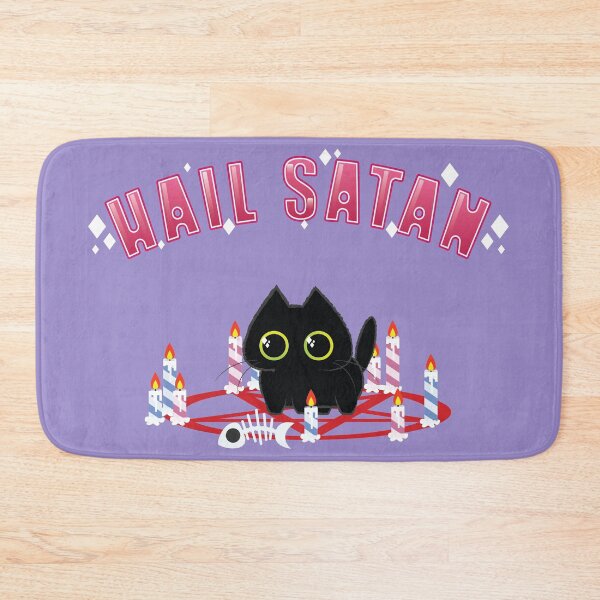 Item preview, Satanic Kitten (Hail Satan) designed and sold by UrbanFeral.