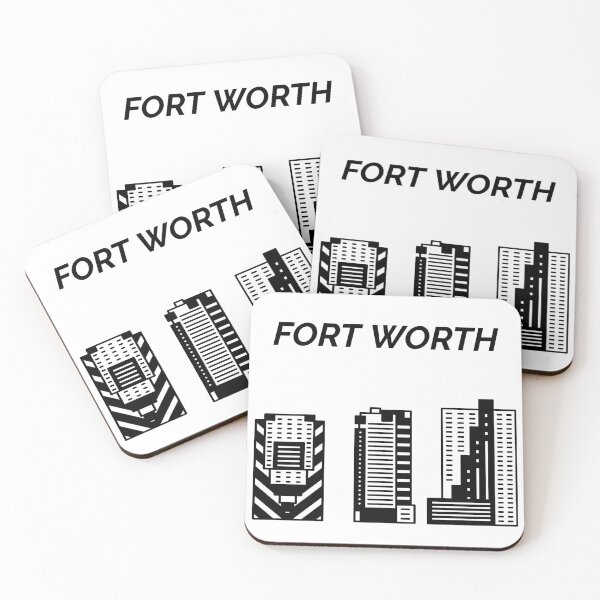 Item preview, Fort Worth Skyline, Texas, USA designed and sold by marosharaf.