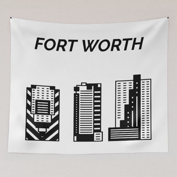 Item preview, Fort Worth Skyline, Texas, USA designed and sold by marosharaf.