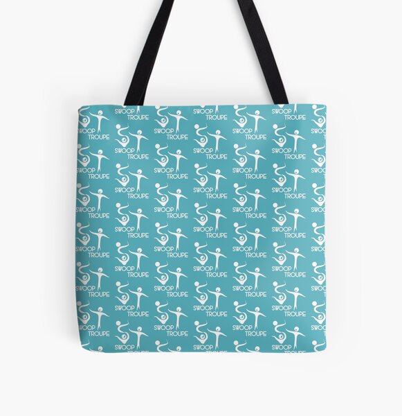 White Swoop Troupe Logo  All Over Print Tote Bag