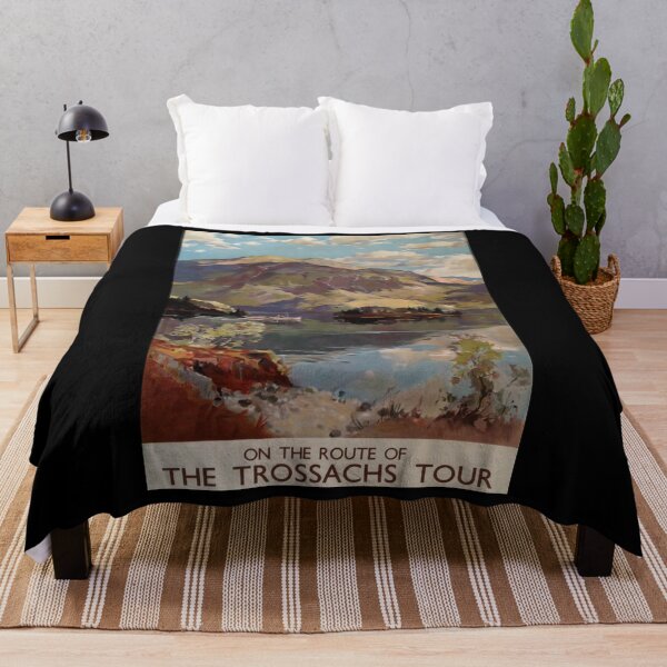 Item preview, The Trossachs Tour vintage travel poster designed and sold by stickart-marek.