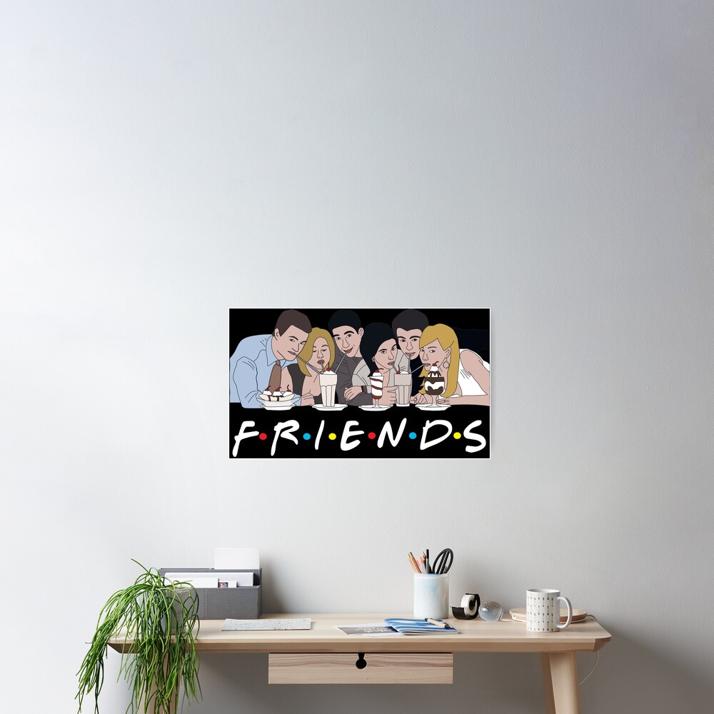 Poster Friends - Milkshake, Wall Art, Gifts & Merchandise