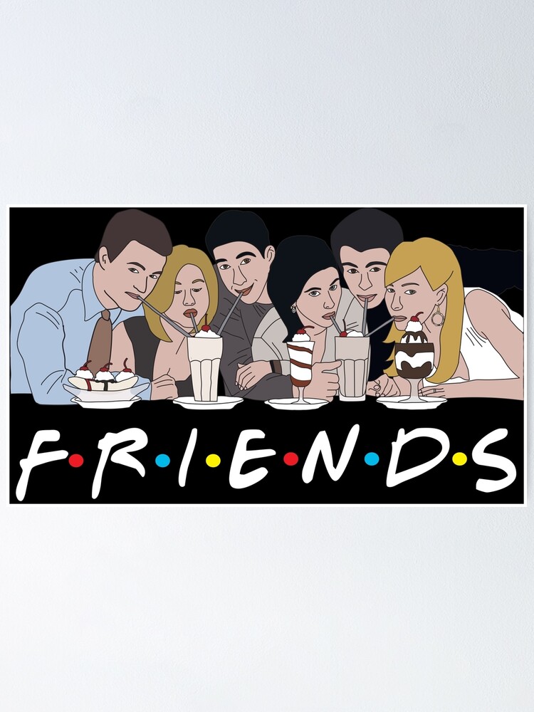 Poster Friends - Milkshake, Wall Art, Gifts & Merchandise