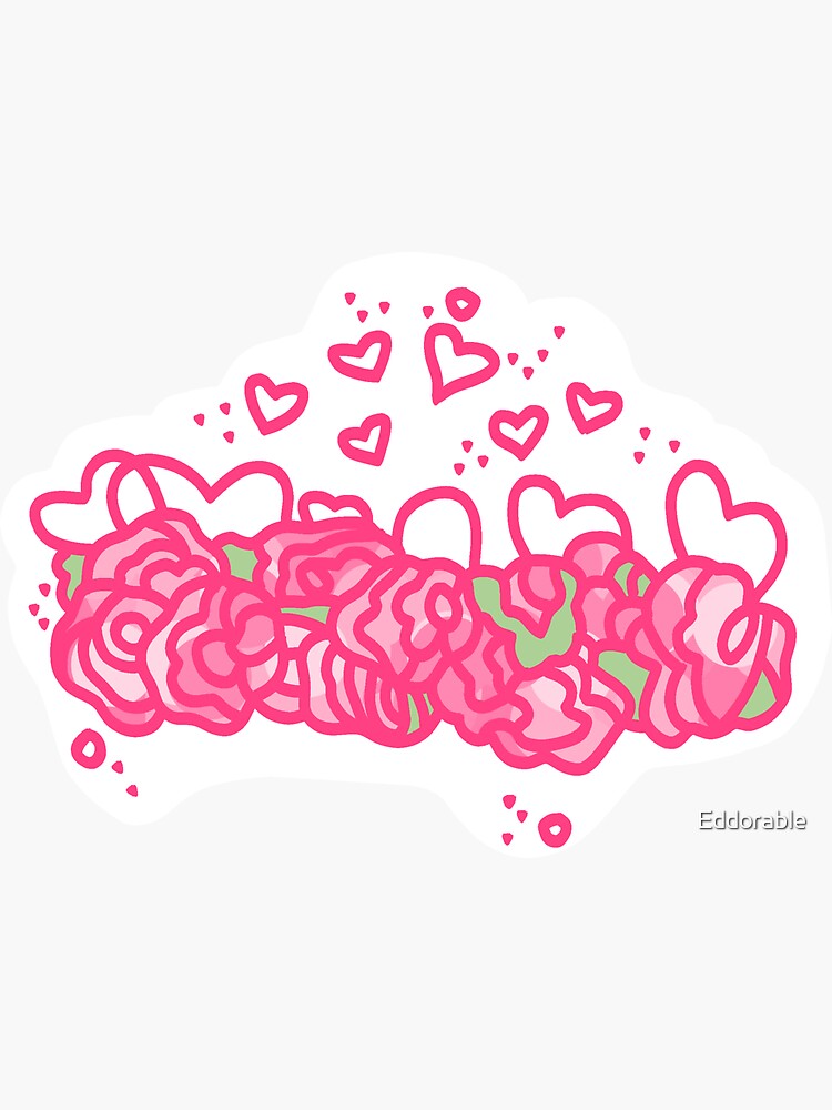 What people trade for the valentines halo 2019| roblox royale high "Valentine’s Day Halo 2020" Sticker by Eddorable | Redbubble