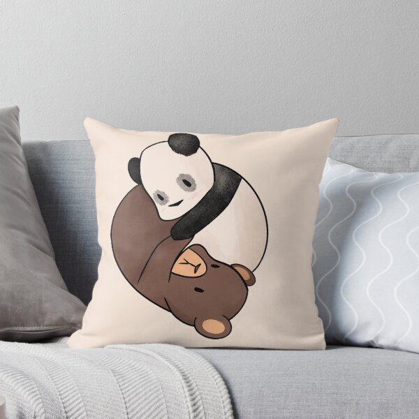 Item preview, Panda and grizzly bear couple designed and sold by CoffeePandaArt.