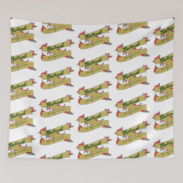 Item preview, Electrical Engineer Banner in Green designed and sold by alliebugs21.