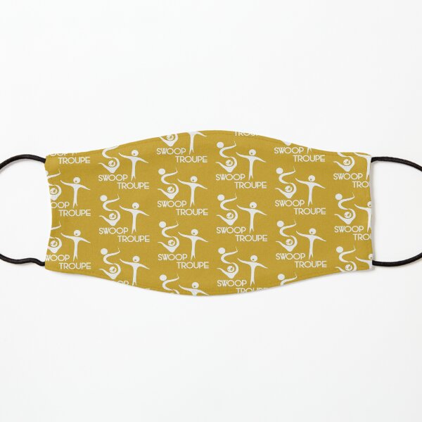 White Swoop Troupe Logo Kids Mask