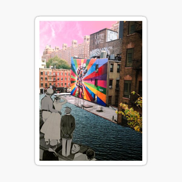 “Time flow illusion series” Sticker
