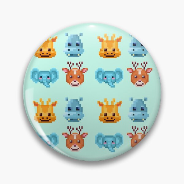 Item preview, Pixelated Wild Animals designed and sold by HopeDetour.