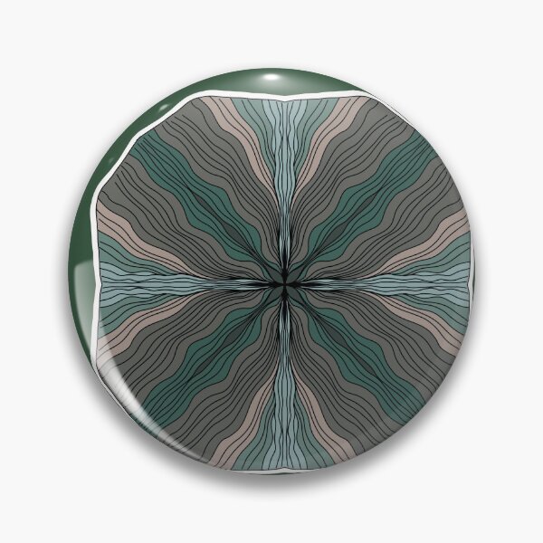 Item preview, Wavy Floral Design (peach& green)  designed and sold by t-r-e-x--.