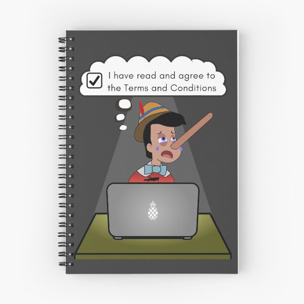 Item preview, Pinocchio Terms and Conditions designed and sold by Frosty1489.