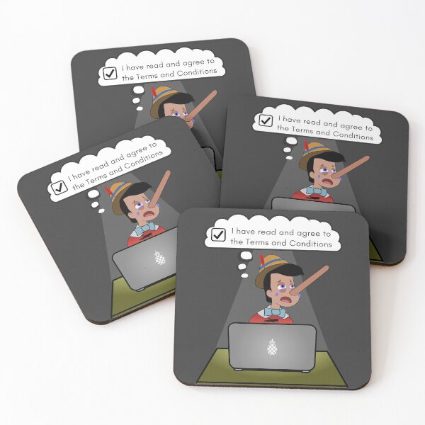 Item preview, Pinocchio Terms and Conditions designed and sold by Frosty1489.