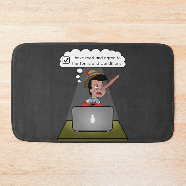 Item preview, Pinocchio Terms and Conditions designed and sold by Frosty1489.