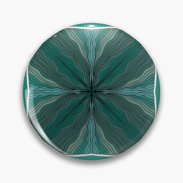Item preview, Copy of Wavy Floral Design (green & teal)  designed and sold by t-r-e-x--.