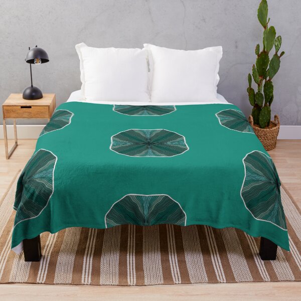 Item preview, Copy of Wavy Floral Design (green & teal) designed and sold by t-r-e-x--.