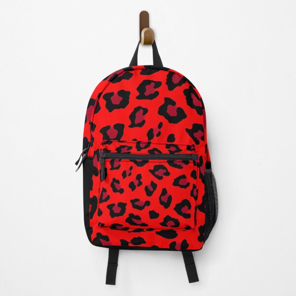 Vista previa del artículo con la obra «Estampado de leopardo rojo», diseñado y vendido por Gsallicat.