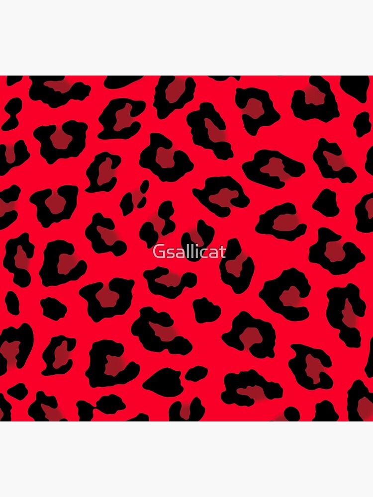 Red Leopard Print Socks for Sale by Gsallicat