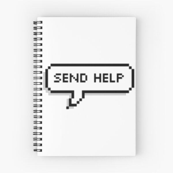 Item preview, send help designed and sold by stardustandstickers.