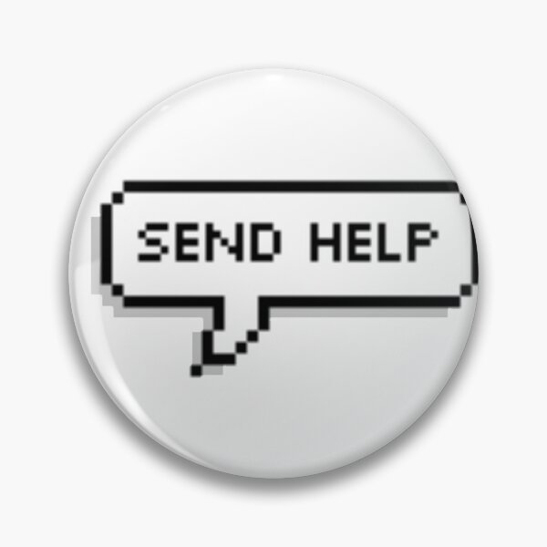 Item preview, send help designed and sold by stardustandstickers.
