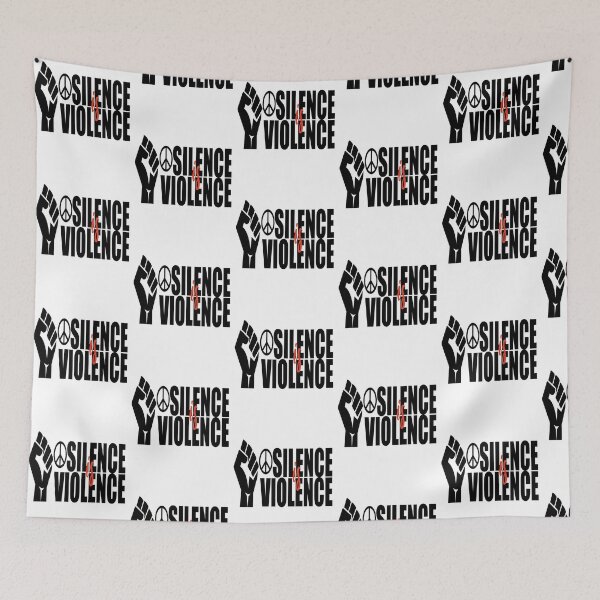 Item preview, Silence is Violence! Support BLM stop police Brutality merchandise designed and sold by BRtisticDesigns.