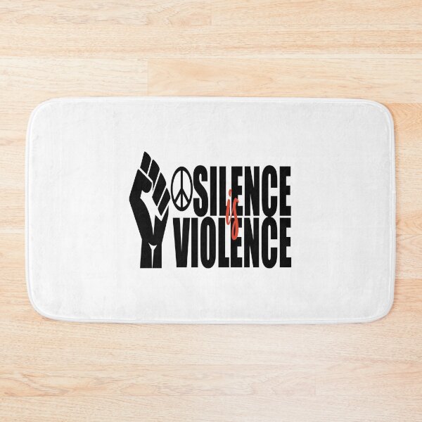 Item preview, Silence is Violence! Support BLM stop police Brutality merchandise designed and sold by BRtisticDesigns.