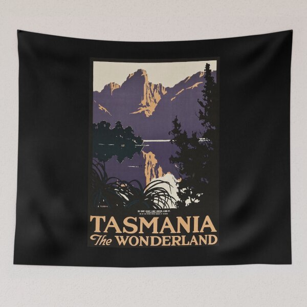 Item preview, Tasmania the Wonderland vintage travel poster designed and sold by stickart-marek.