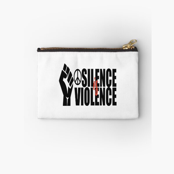 Item preview, Silence is Violence! Support BLM stop police Brutality merchandise designed and sold by BRtisticDesigns.