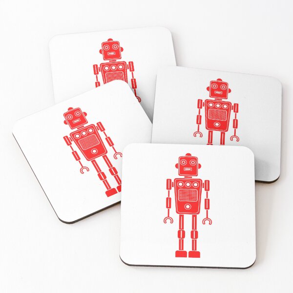 Item preview, Robot 270620/011 - Red and White designed and sold by Artberry.