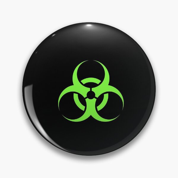 Item preview, Electric Green Biohazard designed and sold by Shibalove.