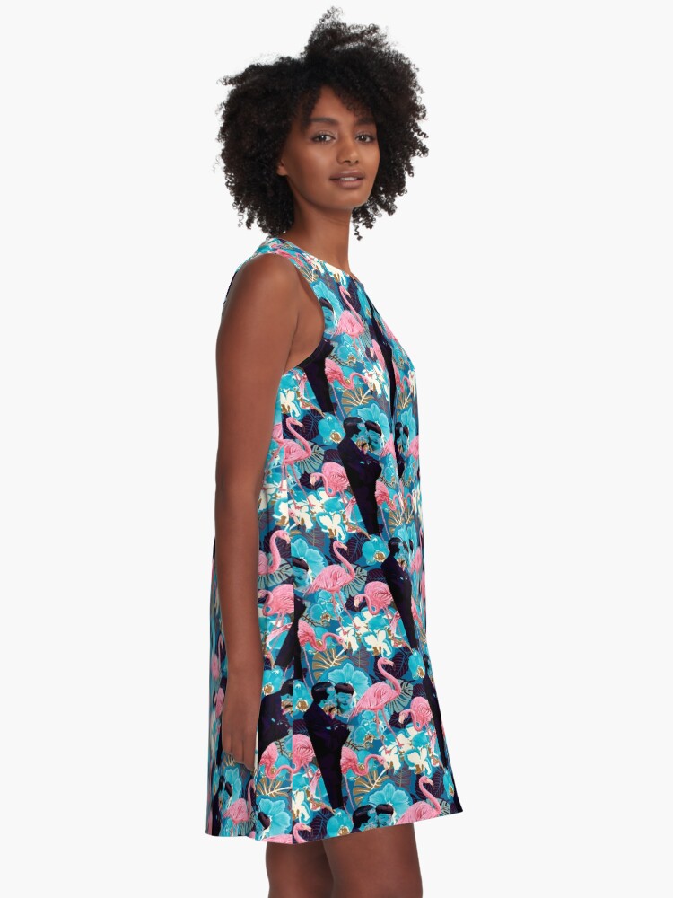 Alternate view of They Scared the Birds A-Line Dress
