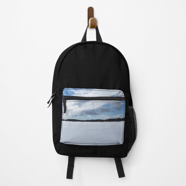 Item preview, Newfoundland frozen lake and ski doo designed and sold by am-mantilla2156.