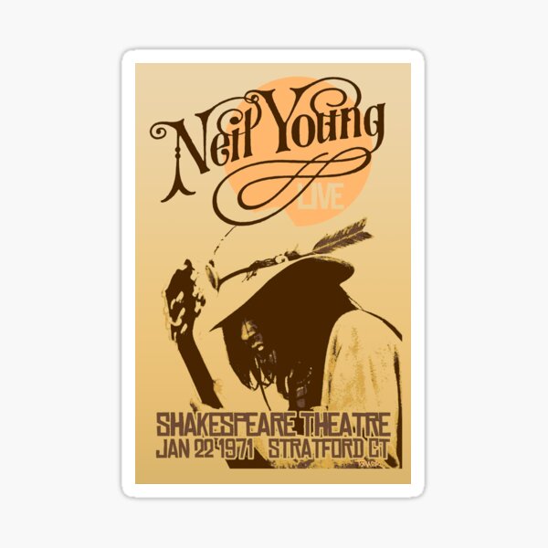 Neil Young Stickers | Redbubble