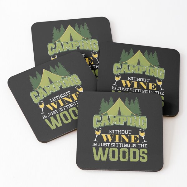 Item preview, Camping without Wine is Just Sitting On The Woods TShirt Giftidea designed and sold by HamidasPrime.
